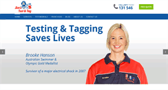 Desktop Screenshot of jimstestandtag.com.au